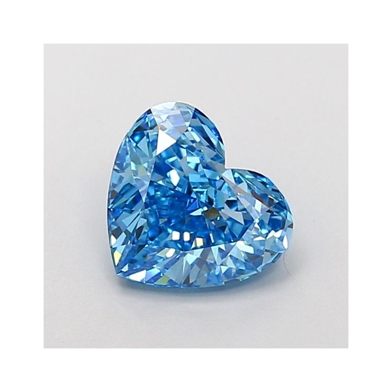 Diament laboratoryjny o barwie fantazyjnej serce, 1.16ct, VVS2, Fancy Vivid Blue, IGI LG722517080