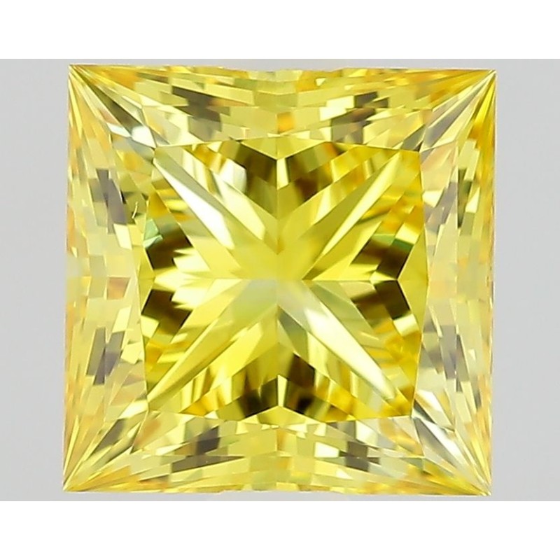 Diament laboratoryjny o barwie fantazyjnej szlif princess, 1.25ct, VVS2, Fancy Intense Yellow, IGI LG519247591 Diament laboratoryjny o barwie fantazyjnej szlif princess, 1.25ct, VVS2, Fancy Intense Yellow, IGI LG519247591