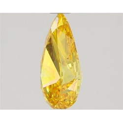 Diament laboratoryjny o barwie fantazyjnej szlif gruszkowy, 1.06ct, VVS2, Fancy Vivid Yellow, IGI LG519247640