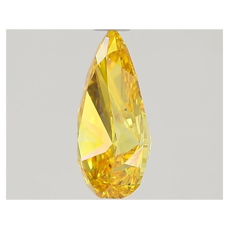 Diament laboratoryjny o barwie fantazyjnej szlif gruszkowy, 1.06ct, VVS2, Fancy Vivid Yellow, IGI LG519247640