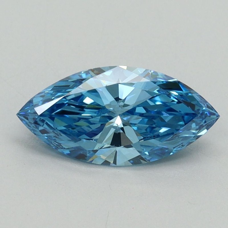 Diament laboratoryjny o barwie fantazyjnej markiza, 0.98ct, VVS2, Fancy Vivid Blue, IGI LG707536225