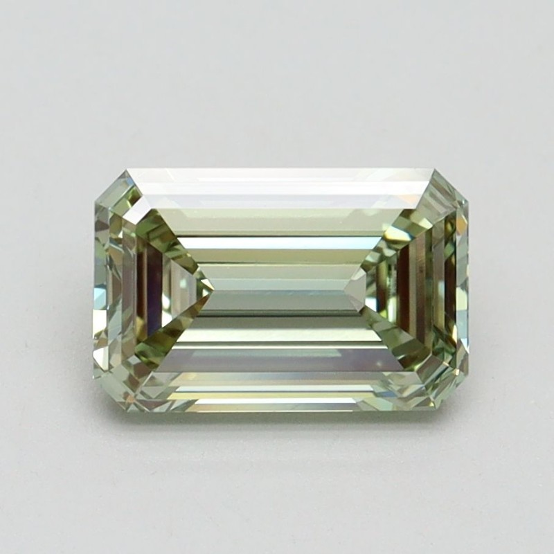 Diament laboratoryjny o barwie fantazyjnej szlif szmaragdowy, 1.52ct, VVS2, Fancy Intense Green, IGI LG610345996 Diament laboratoryjny o barwie fantazyjnej szlif szmaragdowy, 1.52ct, VVS2, Fancy Intense Green, IGI LG610345996