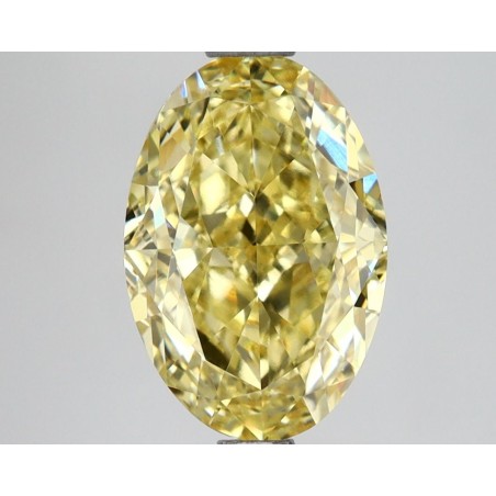 Diament laboratoryjny o barwie fantazyjnej szlif owalny, 2.53ct, VVS2, Fancy Intense Yellow, IGI LG647438113