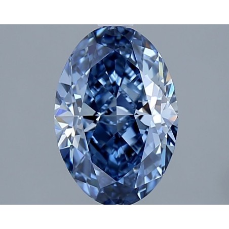 Diament laboratoryjny o barwie fantazyjnej szlif owalny, 2.02ct, VVS1, Fancy Vivid Blue, IGI LG698535809