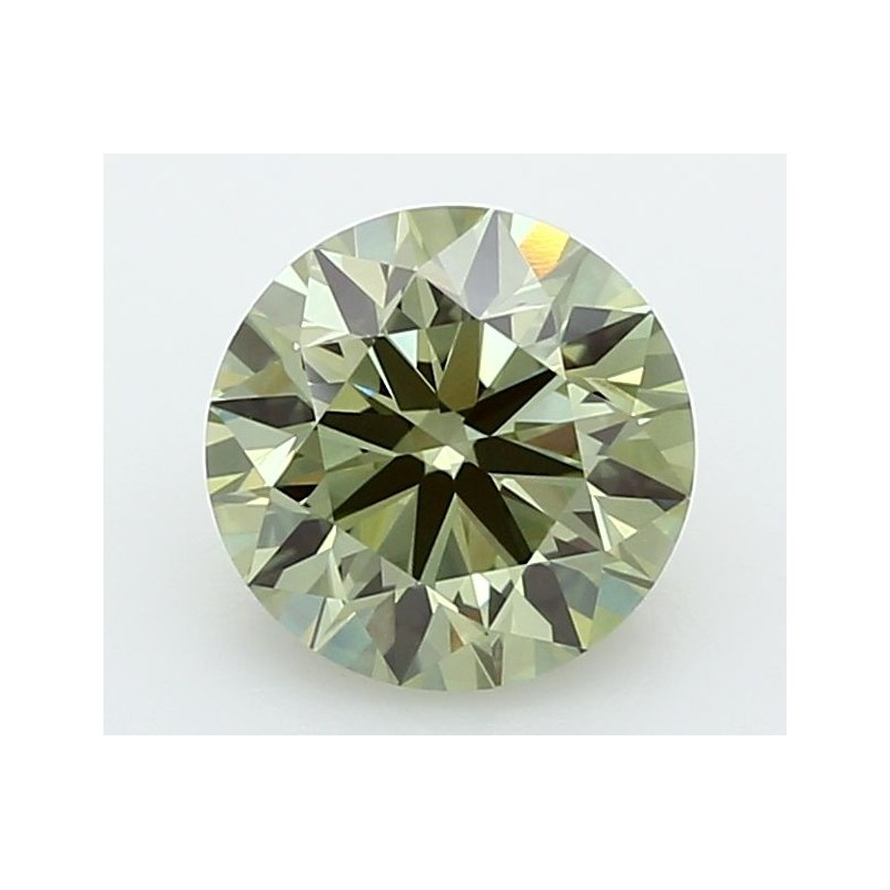 Diament laboratoryjny o barwie fantazyjnej szlif okrągły, 1.75ct, VVS2, Fancy Vivid Green, IGI LG731501237