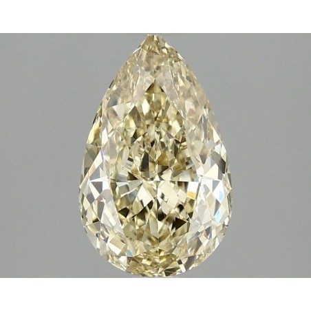 Diament laboratoryjny o barwie fantazyjnej szlif gruszkowy, 1.55ct, VVS2, Fancy Intense Yellow, IGI LG696567419