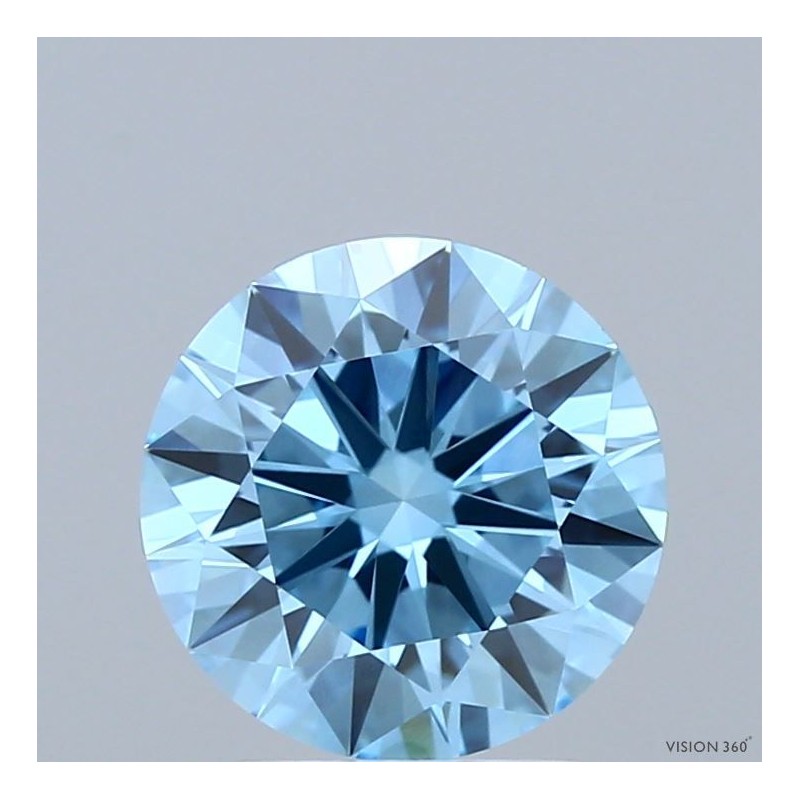 Diament laboratoryjny o barwie fantazyjnej szlif okrągły, 2ct, VVS2, Fancy Vivid Blue, IGI LG735538226 Diament laboratoryjny o barwie fantazyjnej szlif okrągły, 2ct, VVS2, Fancy Vivid Blue, IGI LG735538226