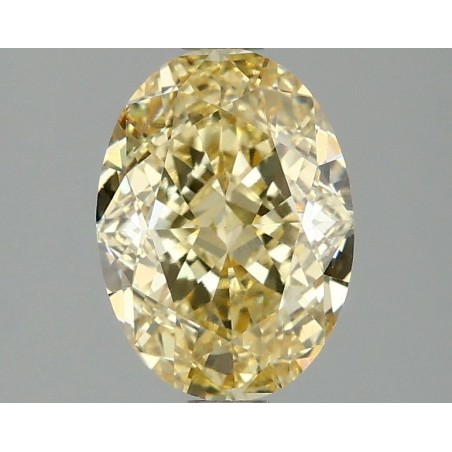 Diament laboratoryjny o barwie fantazyjnej szlif owalny, 2.1ct, VVS2, Fancy Intense Yellow, IGI LG674503509