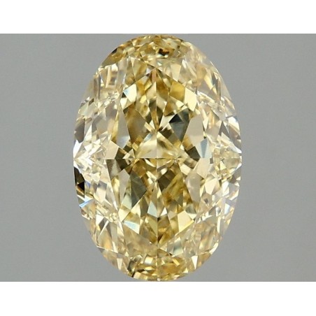 Diament laboratoryjny o barwie fantazyjnej szlif owalny, 2.07ct, VVS2, Fancy Intense Yellow, IGI LG674559054