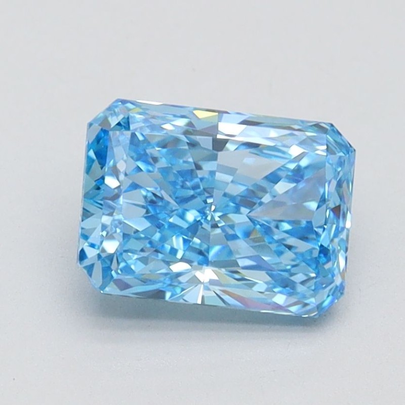 Diament laboratoryjny o barwie fantazyjnej radiant, 1.51ct, VVS2, Fancy Vivid Blue, IGI LG586337725 Diament laboratoryjny o barwie fantazyjnej radiant, 1.51ct, VVS2, Fancy Vivid Blue, IGI LG586337725