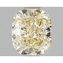 Diament laboratoryjny o barwie fantazyjnej szlif poduszkowy brylantowy, 1.6ct, VVS2, Fancy Intense Yellow, IGI LG671493225