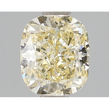 Diament laboratoryjny o barwie fantazyjnej szlif poduszkowy brylantowy, 1.6ct, VVS2, Fancy Intense Yellow, IGI LG671493225