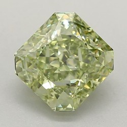 Diament laboratoryjny o barwie fantazyjnej szlif radiant kawadratowy, 1.52ct, VVS1, Fancy Intense Green, IGI LG636427459
