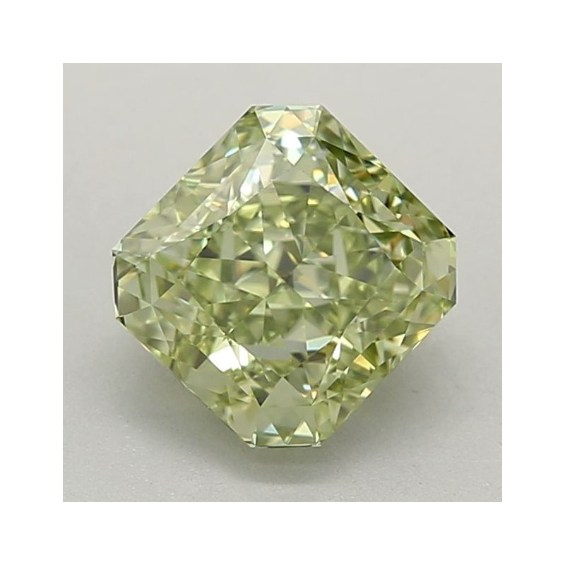 Diament laboratoryjny o barwie fantazyjnej szlif radiant kawadratowy, 1.52ct, VVS1, Fancy Intense Green, IGI LG636427459