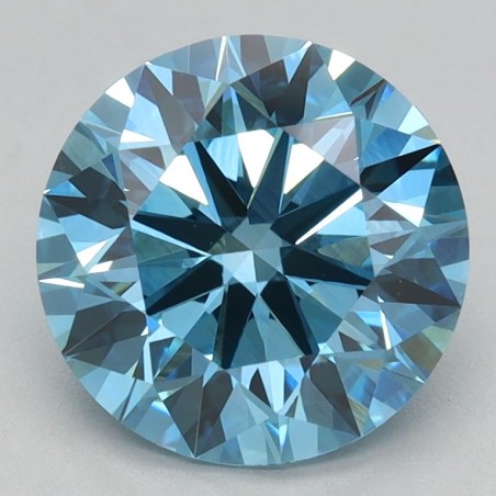 Diament laboratoryjny o barwie fantazyjnej szlif okrągły, 1.85ct, VVS2, Fancy Vivid Blue, IGI LG719563214