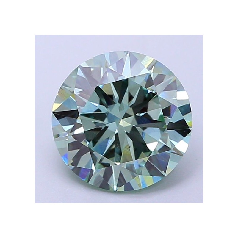 Diament laboratoryjny o barwie fantazyjnej szlif okrągły, 1.25ct, VVS2, Fancy Vivid Green, IGI LG733531076 Diament laboratoryjny o barwie fantazyjnej szlif okrągły, 1.25ct, VVS2, Fancy Vivid Green, IGI LG733531076