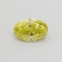 Diament laboratoryjny o barwie fantazyjnej szlif owalny, 1.01ct, VVS1, Fancy Intense Yellow, IGI LG729530948