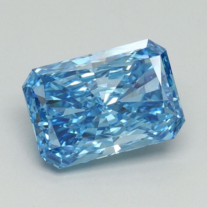 Diament laboratoryjny o barwie fantazyjnej radiant, 1.51ct, VVS2, Fancy Vivid Blue, IGI LG652421469 Diament laboratoryjny o barwie fantazyjnej radiant, 1.51ct, VVS2, Fancy Vivid Blue, IGI LG652421469