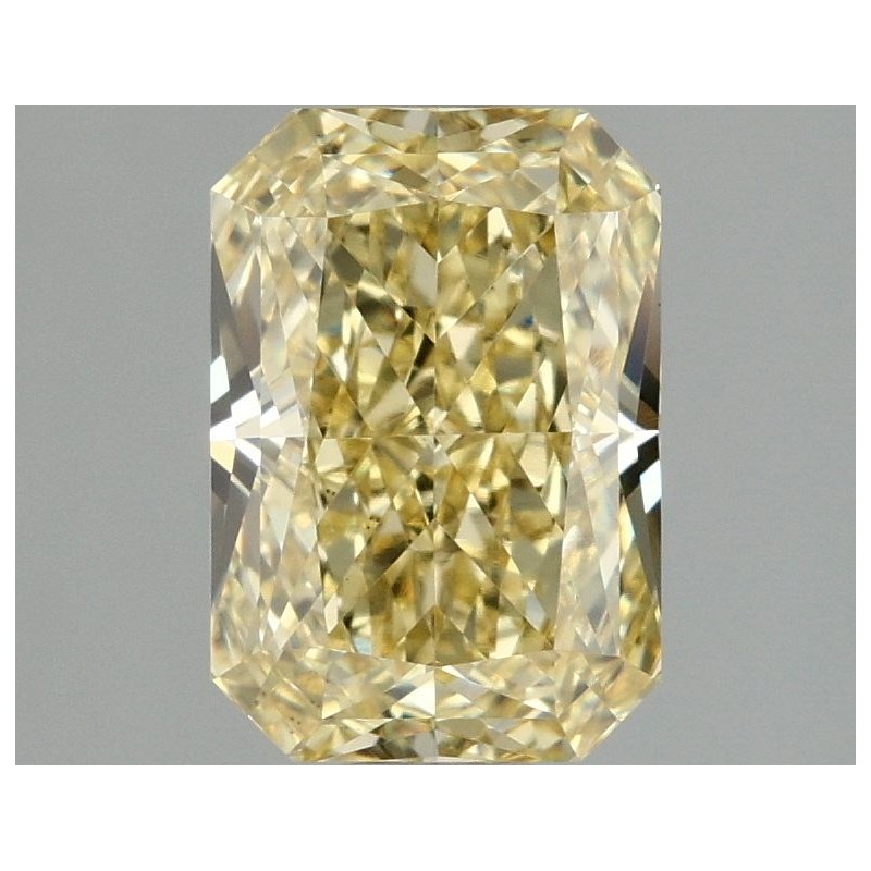 Diament laboratoryjny o barwie fantazyjnej radiant, 2.08ct, VVS2, Fancy Intense Yellow, IGI LG677575747