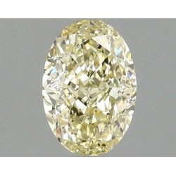 Diament laboratoryjny o barwie fantazyjnej szlif owalny, 1.09ct, VVS2, Fancy Yellow, IGI LG673412361