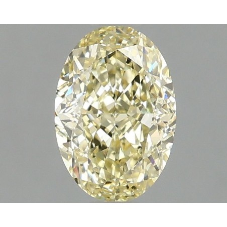 Diament laboratoryjny o barwie fantazyjnej szlif owalny, 1.09ct, VVS2, Fancy Yellow, IGI LG673412361