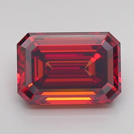 Diament laboratoryjny o barwie fantazyjnej szlif szmaragdowy, 2.5ct, VVS1, Fancy Vivid Orange, IGI LG712549440