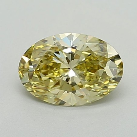 Diament laboratoryjny o barwie fantazyjnej szlif owalny, 1.02ct, VVS1, Fancy Intense Yellow, IGI LG666402897