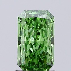 Diament laboratoryjny o barwie fantazyjnej radiant, 1.02ct, VVS2, Fancy Vivid Green, IGI LG722514595