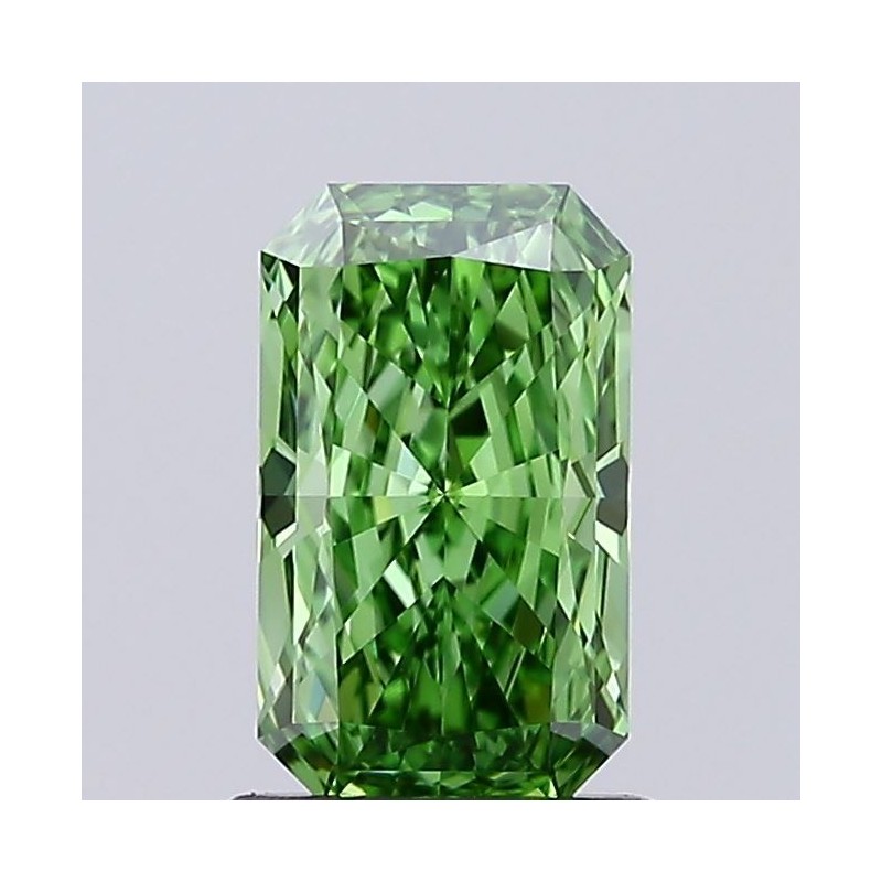 Diament laboratoryjny o barwie fantazyjnej radiant, 1.02ct, VVS2, Fancy Vivid Green, IGI LG722514595