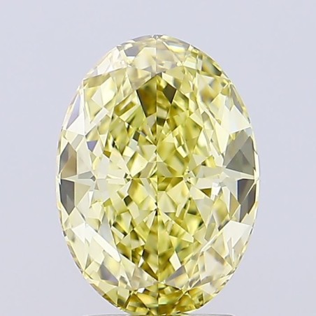 Diament laboratoryjny o barwie fantazyjnej szlif owalny, 2.43ct, VVS2, Fancy Yellow, IGI LG720586643