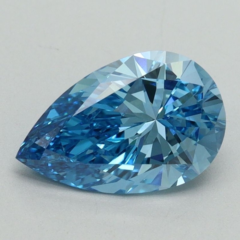 Diament laboratoryjny o barwie fantazyjnej szlif gruszkowy, 1.5ct, VVS2, Fancy Vivid Blue, IGI LG645458972 Diament laboratoryjny o barwie fantazyjnej szlif gruszkowy, 1.5ct, VVS2, Fancy Vivid Blue, IGI LG645458972