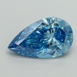 Diament laboratoryjny o barwie fantazyjnej szlif gruszkowy, 1.5ct, VVS2, Fancy Vivid Blue, IGI LG645458792