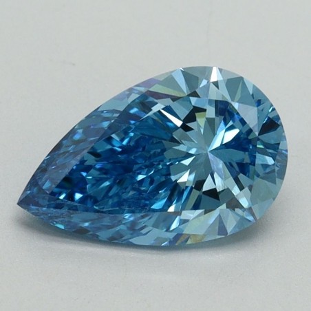 Diament laboratoryjny o barwie fantazyjnej szlif gruszkowy, 1.5ct, VVS2, Fancy Vivid Blue, IGI LG645458800