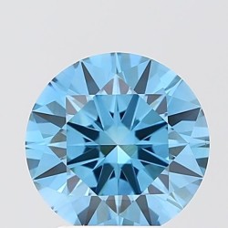 Diament laboratoryjny o barwie fantazyjnej szlif okrągły, 2.06ct, VVS2, Fancy Vivid Blue, IGI LG729598930