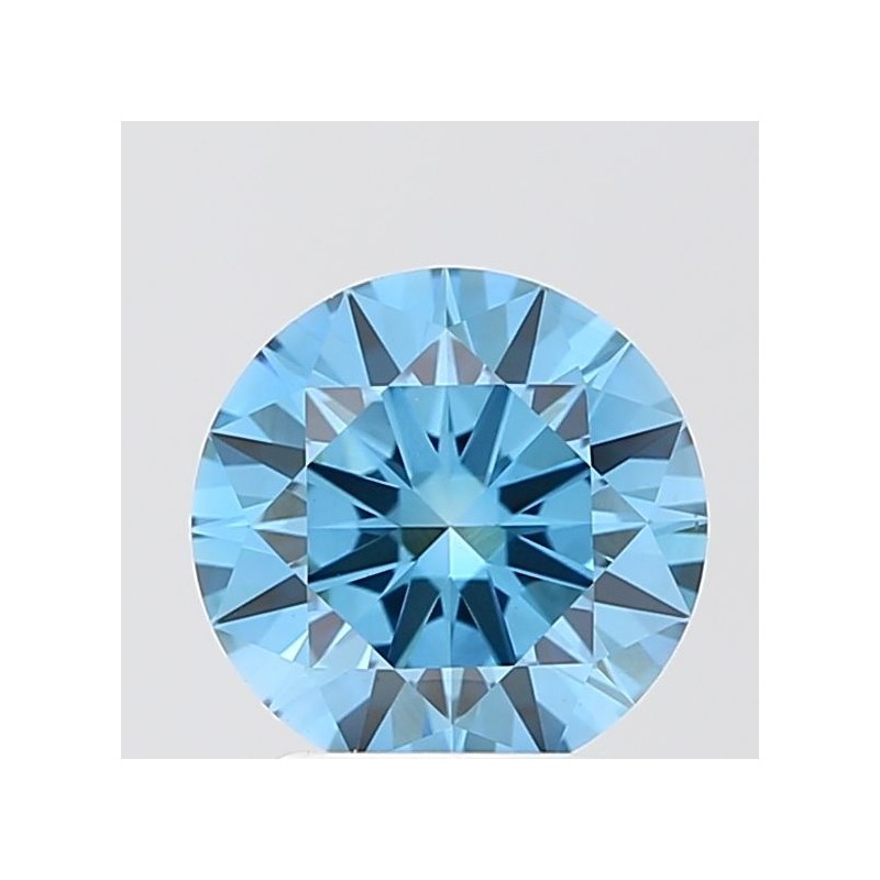 Diament laboratoryjny o barwie fantazyjnej szlif okrągły, 2.06ct, VVS2, Fancy Vivid Blue, IGI LG729598930