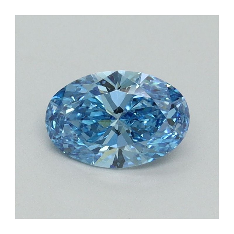 Diament laboratoryjny o barwie fantazyjnej szlif owalny, 0.53ct, VVS2, Fancy Vivid Blue, IGI LG617483731