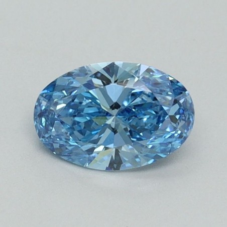 Diament laboratoryjny o barwie fantazyjnej szlif owalny, 0.53ct, VVS2, Fancy Vivid Blue, IGI LG617483731