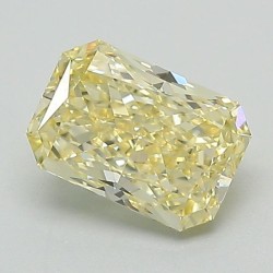 Diament laboratoryjny o barwie fantazyjnej radiant, 1.03ct, VVS2, Fancy Intense Yellow, IGI LG633494387