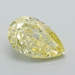 Diament laboratoryjny o barwie fantazyjnej szlif gruszkowy, 1.04ct, VVS2, Fancy Intense Yellow, IGI LG651471954