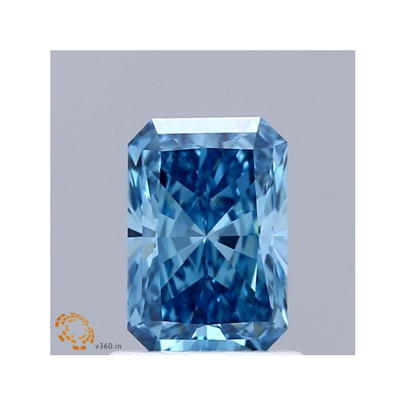 Diament laboratoryjny o barwie fantazyjnej radiant, 1.04ct, VVS2, Fancy Vivid Blue, IGI LG674560059 Diament laboratoryjny o barwie fantazyjnej radiant, 1.04ct, VVS2, Fancy Vivid Blue, IGI LG674560059