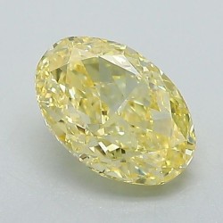 Diament laboratoryjny o barwie fantazyjnej szlif owalny, 1.02ct, VVS2, Fancy Vivid Yellow, IGI LG649490687