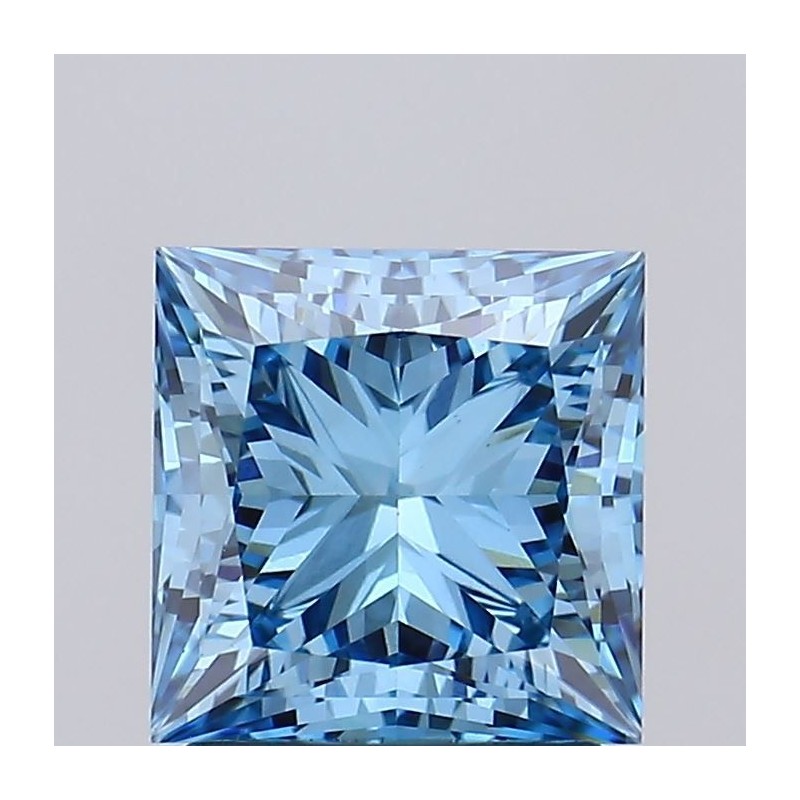 Diament laboratoryjny o barwie fantazyjnej szlif princess, 1.73ct, VVS2, Fancy Vivid Blue, IGI LG668405312