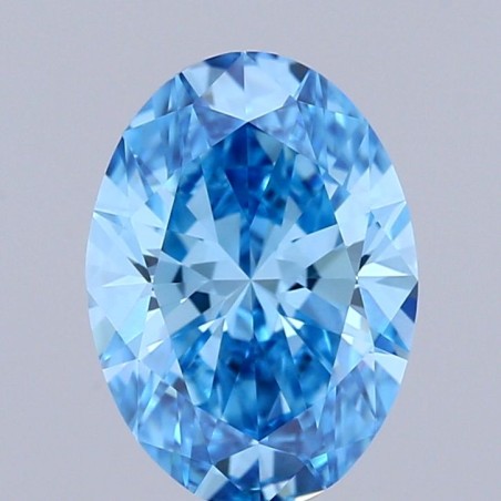 Diament laboratoryjny o barwie fantazyjnej szlif owalny, 1.18ct, VVS2, Fancy Vivid Blue, IGI LG713595462