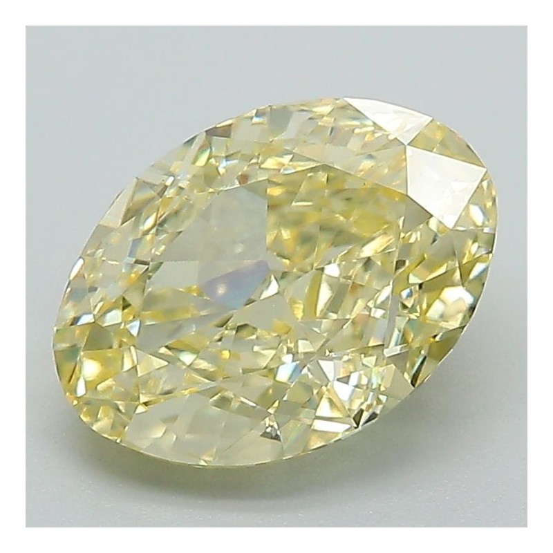 Diament laboratoryjny o barwie fantazyjnej szlif owalny, 2.31ct, VVS2, Fancy Intense Yellow, IGI LG631463558