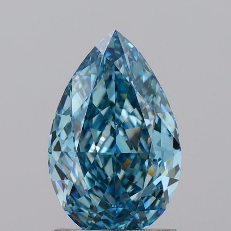 Diament laboratoryjny o barwie fantazyjnej szlif gruszkowy, 1.7ct, VVS2, Fancy Vivid Blue, IGI LG636494760