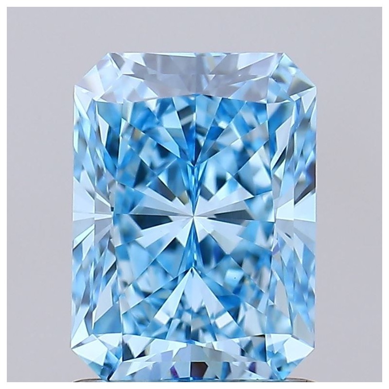 Diament laboratoryjny o barwie fantazyjnej radiant, 1.54ct, VVS2, Fancy Vivid Blue, IGI LG619446024