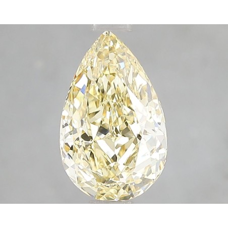 Diament laboratoryjny o barwie fantazyjnej szlif gruszkowy, 2.1ct, VVS1, Fancy Intense Yellow, IGI LG660454440
