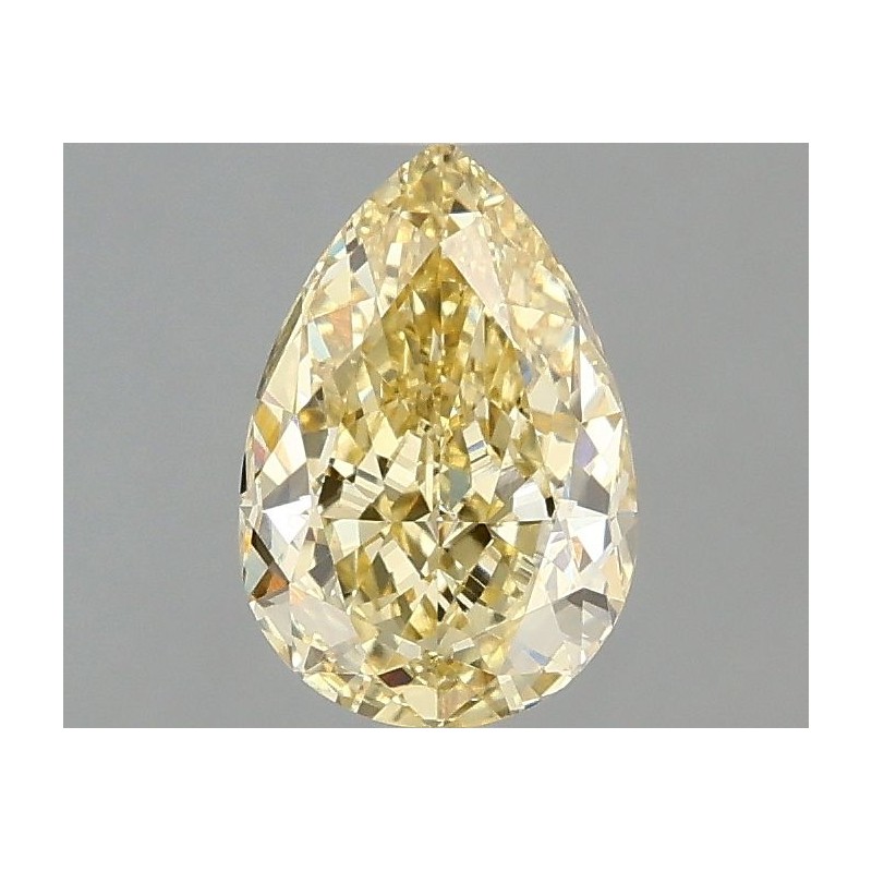 Diament laboratoryjny o barwie fantazyjnej szlif gruszkowy, 1.07ct, VVS2, Fancy Intense Yellow, IGI LG683501631