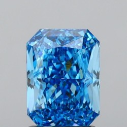 Diament laboratoryjny o barwie fantazyjnej radiant, 2.01ct, VVS2, Fancy Vivid Blue, IGI LG636494780