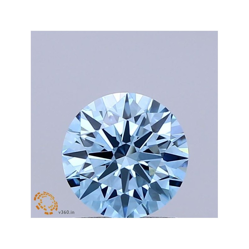 Diament laboratoryjny o barwie fantazyjnej szlif okrągły, 1.12ct, VVS2, Fancy Vivid Blue, IGI LG713574918